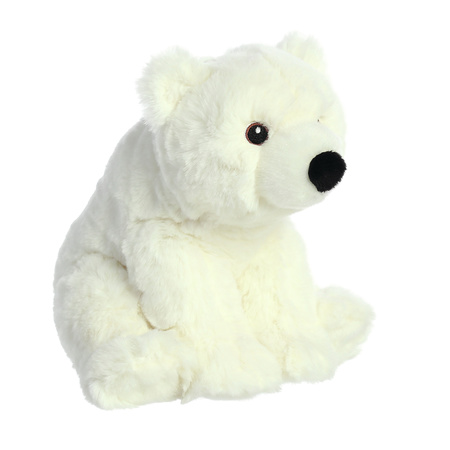 Pluche dieren knuffels ijsbeer van 24 cm