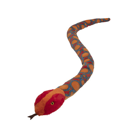 Pluche dieren knuffels 2x slangen van 150 cm
