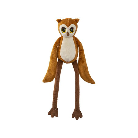 Soft toys set owls bite/sound ring 15 cm and fluffy animal 33 cm