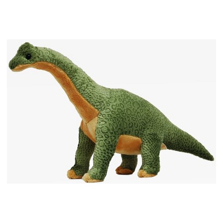 Pluche dinosaurus brachiosaurus groen 43 cm