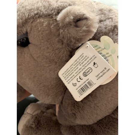 Pluche grote nijlpaard knuffel 76 cm