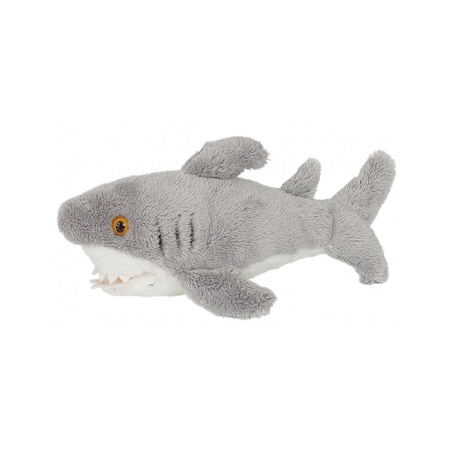 Sea animals serie soft toys 2x - Dolphin and Shark 15 cm