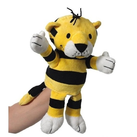 Plush hand puppet tiger 22 cm