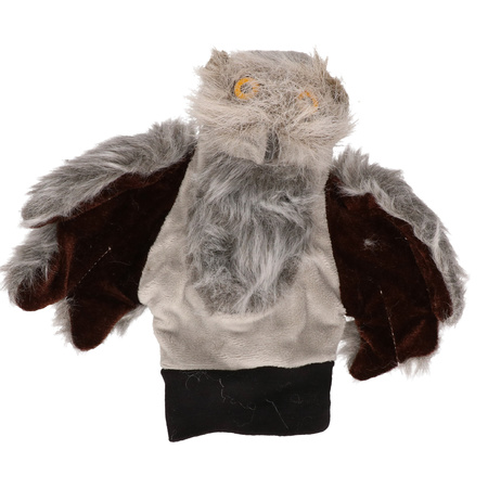 Plush hand puppet owl 22 cm