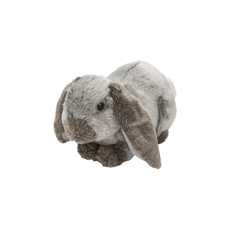 Plush soft toy animal grey rabbit 28 cm