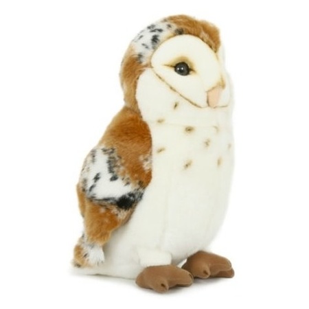 Plush barn owl sof toy/cuddle 30 cm