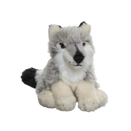 Plush soft toy wolf 16 cm