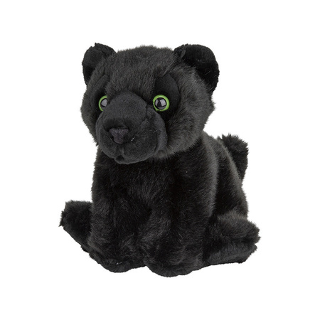 Plush soft toy black panther 18 cm