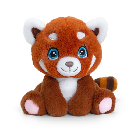 Soft toy combi-set animals sloth and red panda 25 cm