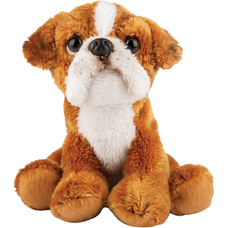 Soft toy animals Boxer dog 13 cm - Dogs