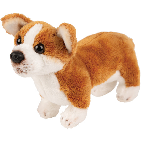 Soft toy animals Corgi dog 13 cm - Dogs