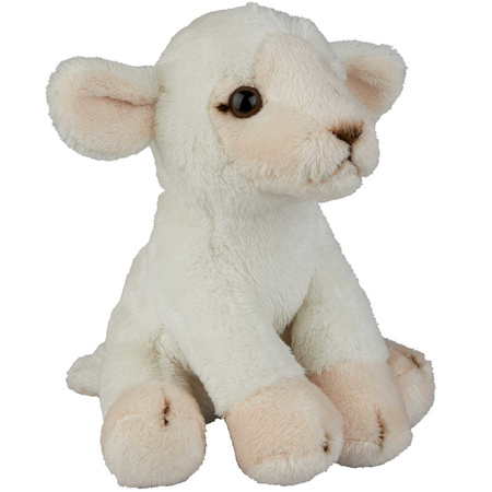 Soft toy animals Lamb/sheep 15 cm