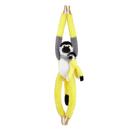 Soft toy animals hanging cute monkey with baby 90 cm