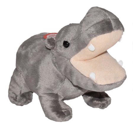 Soft toy animals Hippo 20 cm with real sound