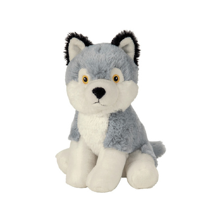 Soft toy animal wolf 19 cm