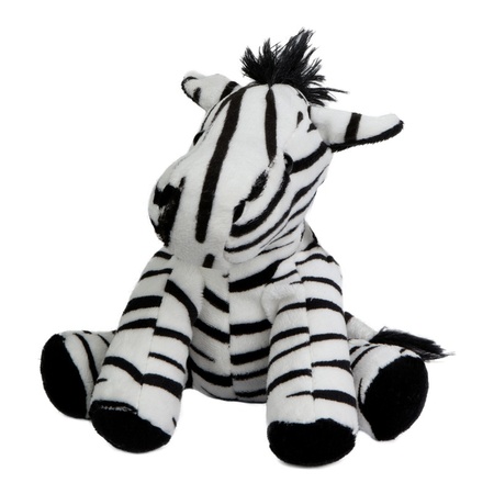 Pluche knuffel zebra 19 cm 