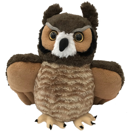 Pluche oehoe uil knuffel 30 cm