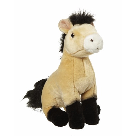 Pluche Przewalski paard knuffel 27 cm