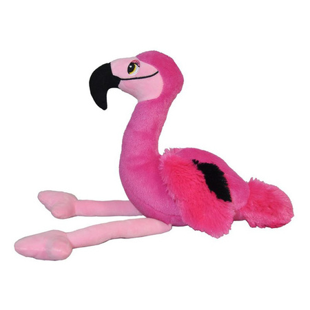 Pluche speelgoed knuffeldier Flamingo van 20 cm