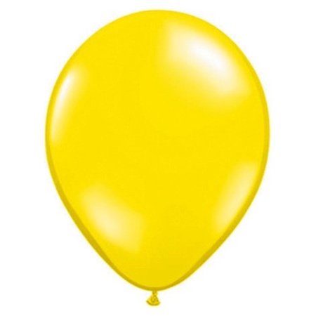 Qualatex ballonnen citroen geel 10 stuks