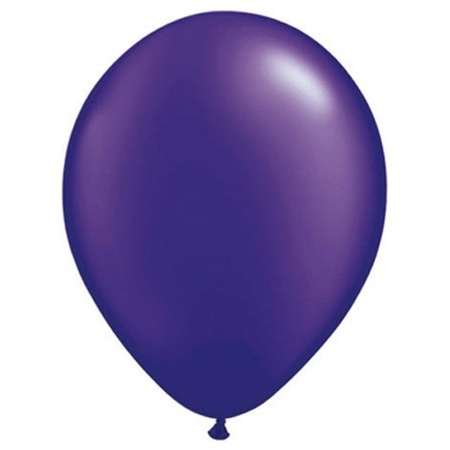 Qualatex ballonnen parel paars 25 stuks