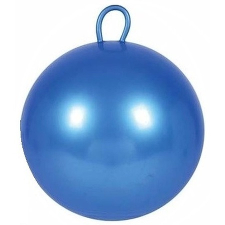 2x Skippy balls for kids red and blue 70 cm