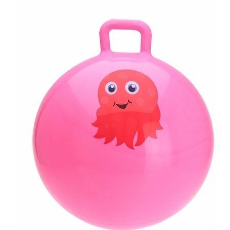 Pink bouncing ball seal