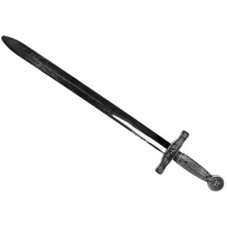 Toy knight sword silver 63 cm