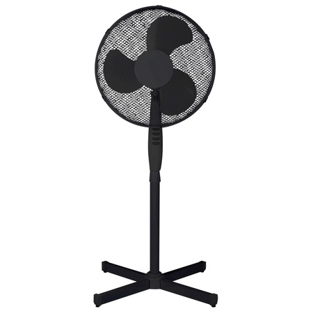 Standing fan black 40 cm