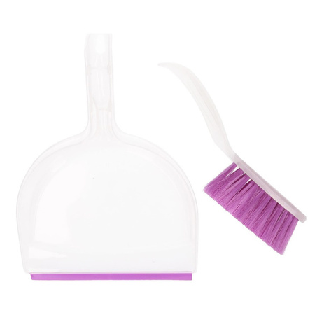 Dustpan white/purple 32 cm