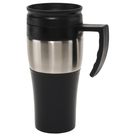 Thermos cup/keep warm cup black 400 ml