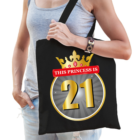 This princess is 21 bag black for women