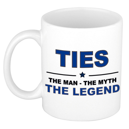 Ties The man, The myth the legend name mug 300 ml