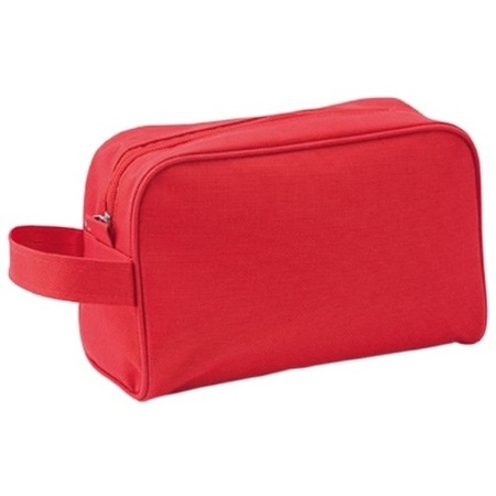 Toiletry bag red 21,5 cm for children