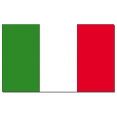 Italy flags decoration set 3-parts