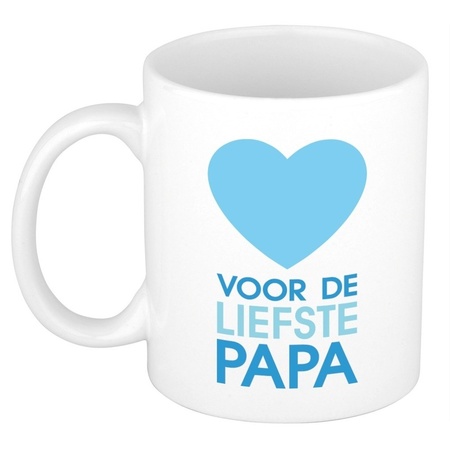 Heart voor de liefst mama en papa mug - Gift cup set for Dad and Mom