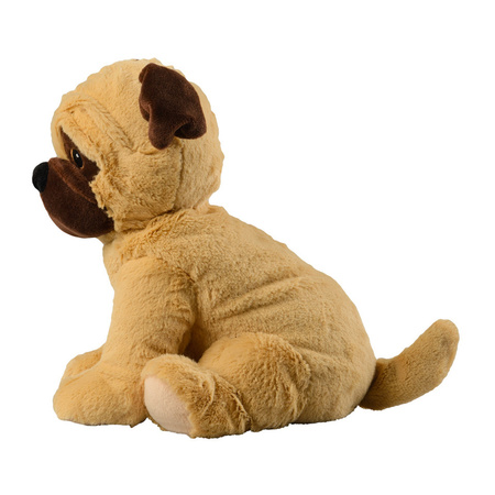 Microwave warming animals soft toy pug dog