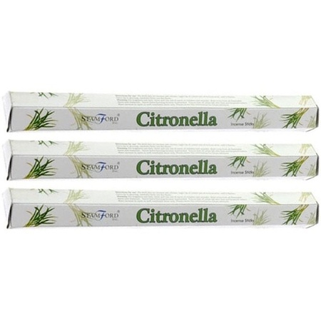 Incense lemon scent - 60x incense sticks - citronella