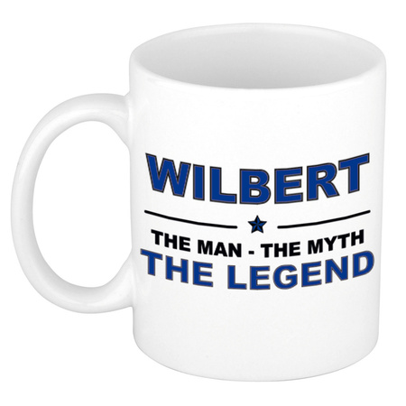 Wilbert The man, The myth the legend cadeau koffie mok / thee beker 300 ml