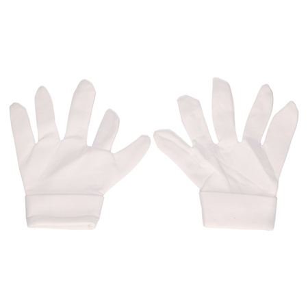 Witte grote handschoenen voor volwassenen