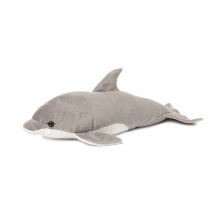Plush grey dolphin 40 cm