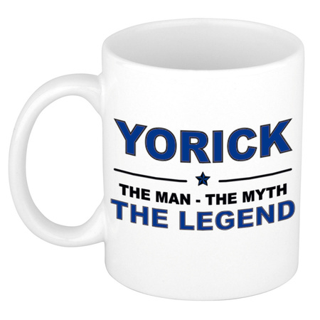 Yorick The man, The myth the legend name mug 300 ml