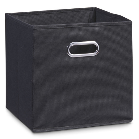 Black storage baskets/boxes 32 x 32 cm