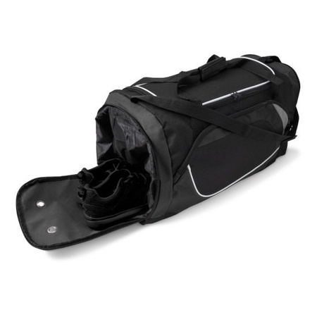 Zwarte sporttas/reistas 45 liter